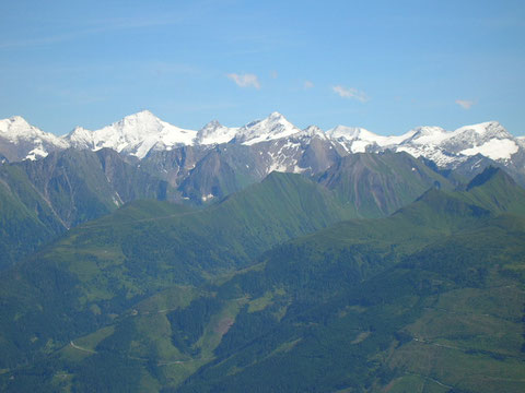 Blick in die Gletscherberge der Hohen Tauern