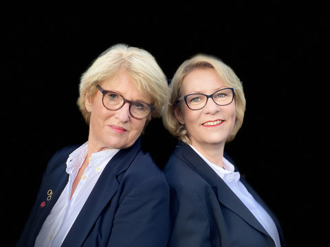Cornelia Kuhnert (links), Christiane Franke (rechts); © Privat