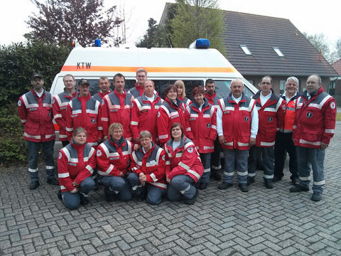 Gruppenfoto der DRK-Einheit Südbrookmerland