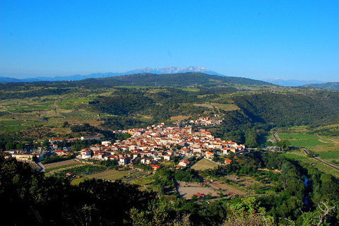 Latour de France où il est né dans les Pyrénées Orientales