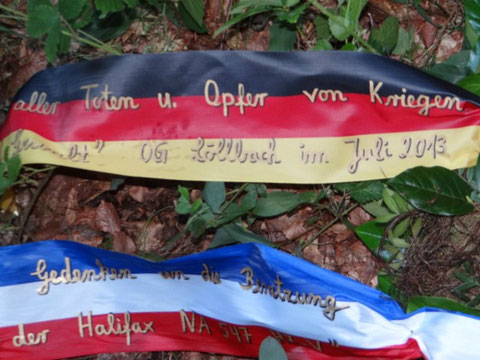 Les hommages à l'équipage