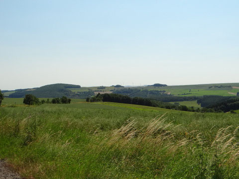 Le paysage à proximité du lieu du crash