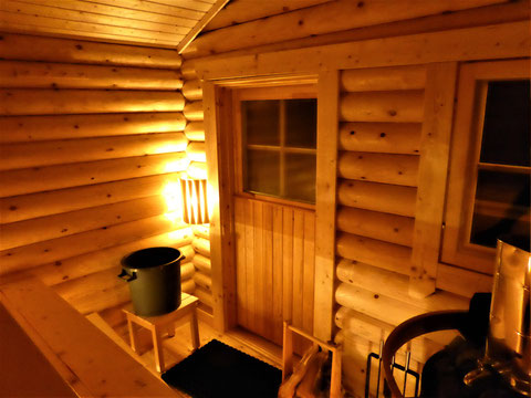 Sauna, Finnland, innen