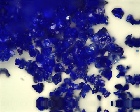 Mikroskopische Aufnahme von Lapislazuli "Absolue"