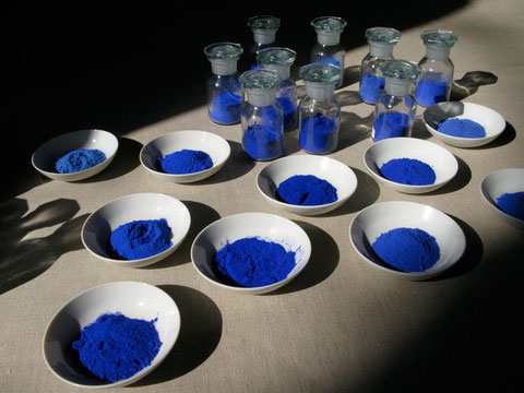 Lapis Lazuli pigments, "Absolue" to #10