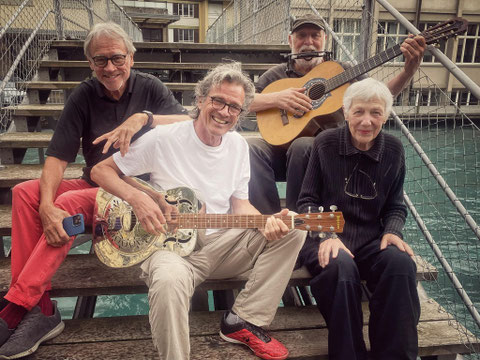«Aare Blues» – Jürg Stehle, Ronny Kummer, Res Margot, Ruth Margot
