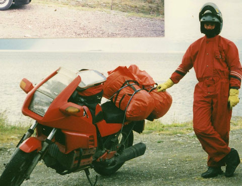 Am Nordkap, Juli 1990