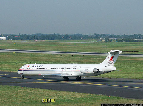 Die MD-88 in Düsseldorf