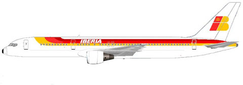 Boeing 757-200 der Iberia/Courtesy: MD-80.net