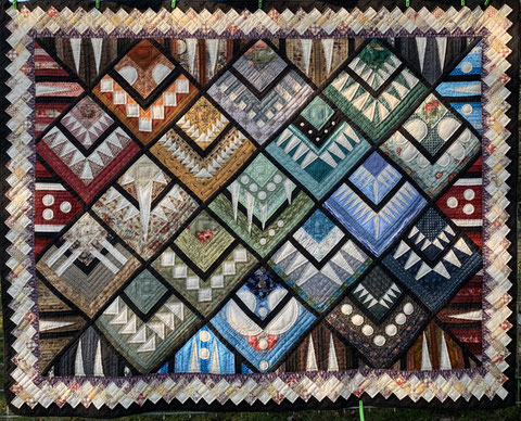 Sew Along Log Beautie 2026 der Patchworkgilde Deutschland e.V.