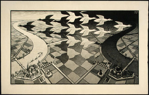 Mc Escher, Day and Night