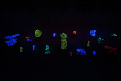 Wall installation / OPENING EXHIBITION "EXISTENCE" [ART + CAFE CONCEPT STORE SEE? / Hyogo] 2022