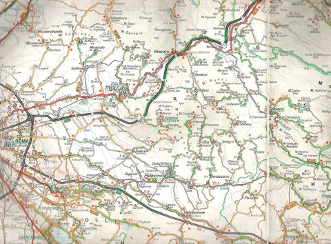 OW's Wandergebiet in der Campagna Romana