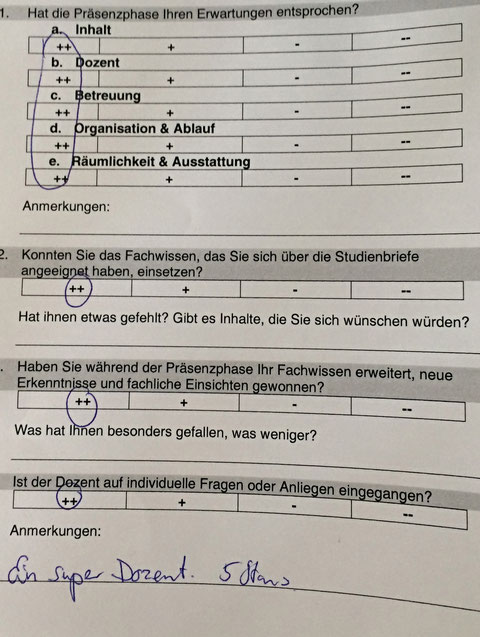 Workshop: Marketing für den Cateringbetrieb: "Ein Super Dozent 5 Sterne !" WOW-Danke lieber Herr Partrik Gehrke !!!