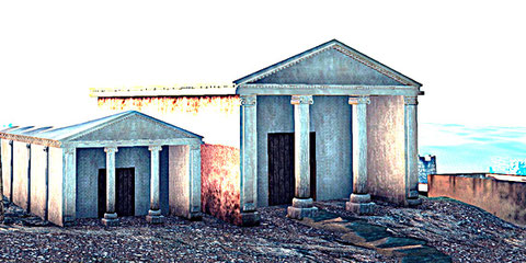 Tempel von Ullastret - Rekonstruktion