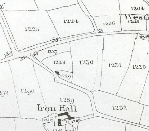 Extract from the Tithe Map, 1847