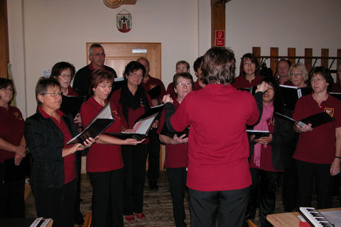 chorische Einstimmung -  Gruppenversammlung - 5.11.11