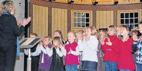 Kinder-Singkreis Burkardroth - Leitung: Sandra Metz  - Gruppenchorkonzert 17.10.10