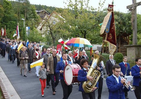 60-jähriges Jubiläum mit Festumzug 23.9.12