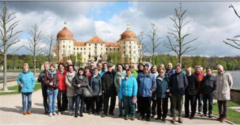 Vor Schloss Moritzburg - 2016