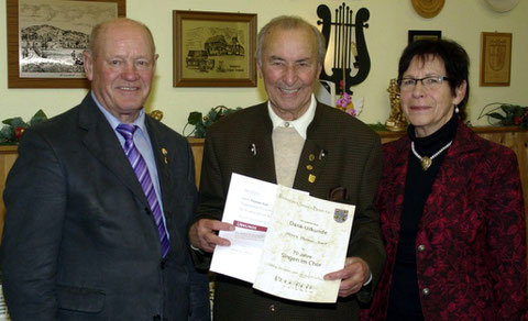 Ehrung Thomas Auer - 70 Jahre - 2016