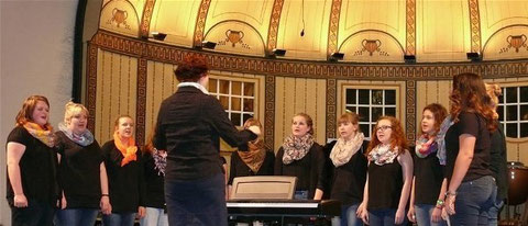 Chorisma beim Konzert junger Chöre - Wandelhalle Bad Kissingen -080315