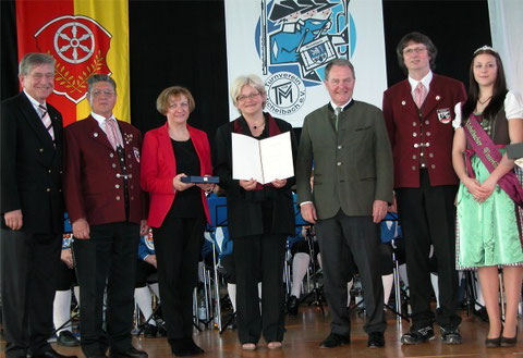 100-jähriges Jubiläum 2012 - Zelterplakette in Michelbach