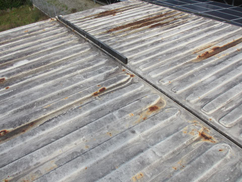 静岡県磐田市S社屋根・施工前の画像