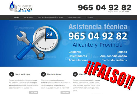 SERVICIO TÉCNICO PIRATA 965 04 82 92