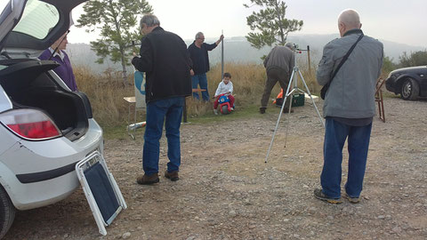 Instalando la antena.