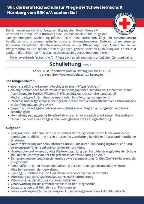 Leitung der Berufsfachschule