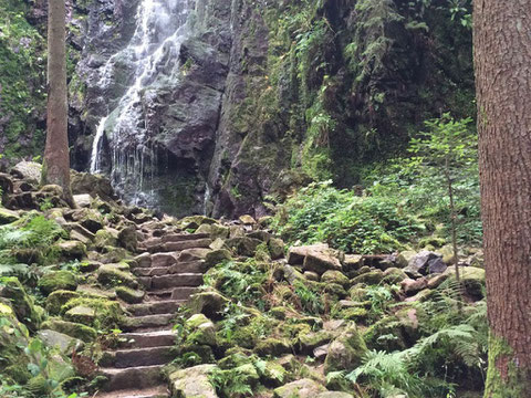 Wasserfall in der Natur