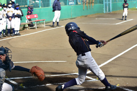 神奈川区少年野球　会長杯　天屋ビーバーズ対反町ゴールドファイヤーＦ戦