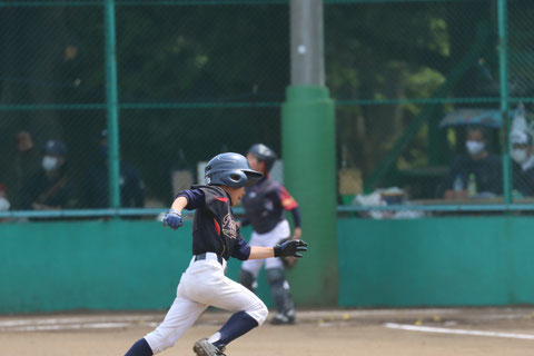 2021年4月25日　神奈川区少年野球　会長杯　天屋ビーバース対北原イーグルス