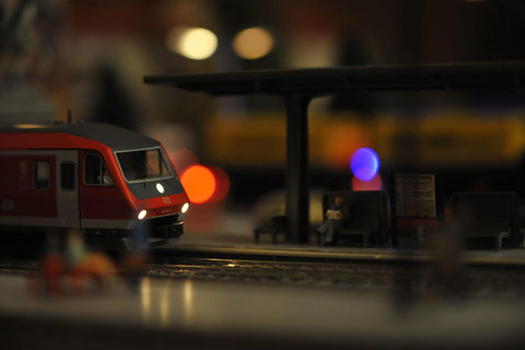S-Bahn am Bahnhof Ferrenwalde Nord
