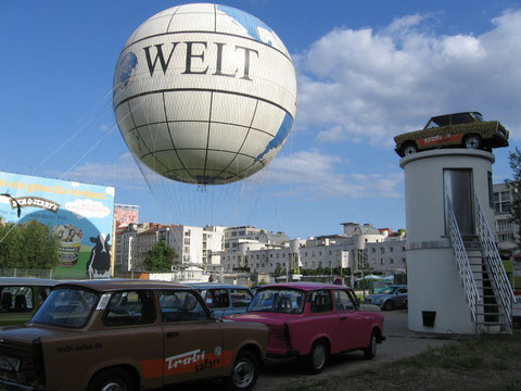 Trabant Ausleistation in Berlin 05.08.2009