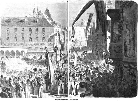 Bildnachweis: Nürnberger Sängerfest 1861/Die Gartenlaube (1861)b588.jpg/wikimedia.org