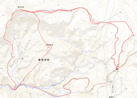 2018.4.13（小喜茂別岳経由）　　2024.4.8（中山峠から）