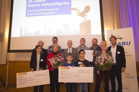 Familienfoto der Preisträger