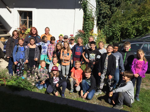 1.b-Klasse auf Wandertag