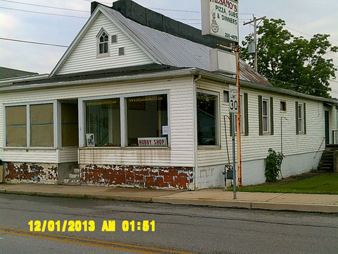 Front West forner of our building, the door at the back will be our future wheelchair accessable entrance, the front entrance will also be usable for those that do not require mobility assistance.