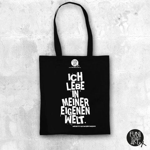 FUNI SMART ART Beutel, Motiv "Meine Welt."