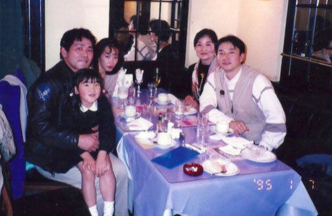 1995年1月7日　橋本君とお母様