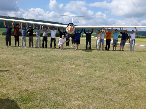 Das Pfingstfluglager des Ikarus ist inzwischen legendär und lockt auch Teilnehmer des Aeroclub München und des Aeroclub aus Dachau an. Foto: S.Lohberger