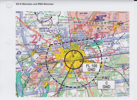 ED-R und RMZ zum Oktoberfest 2015 in München, Darstellung DFS