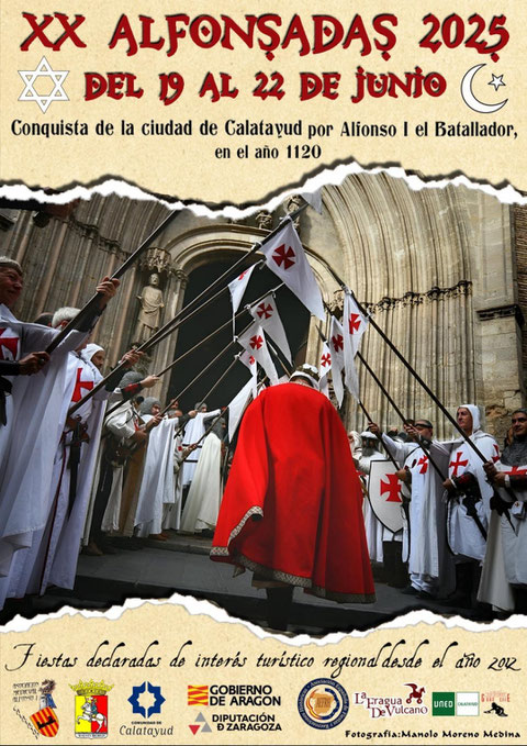 Programa de las Alfonsadas en Calatayud