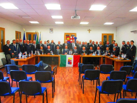 Gruppo soci ANMI a Carlino.
