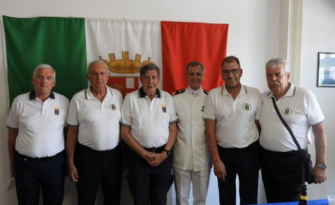 Pensionamento socio Legari con amici ANMI Trieste. 