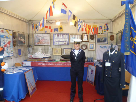 Stand allestito da ANMI TRIESTE.