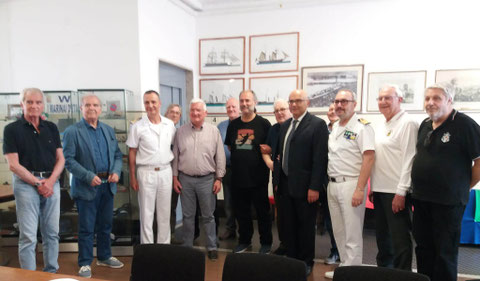 25 maggio incontro con Com. eCom 2 della Capitaneria di Porto TS